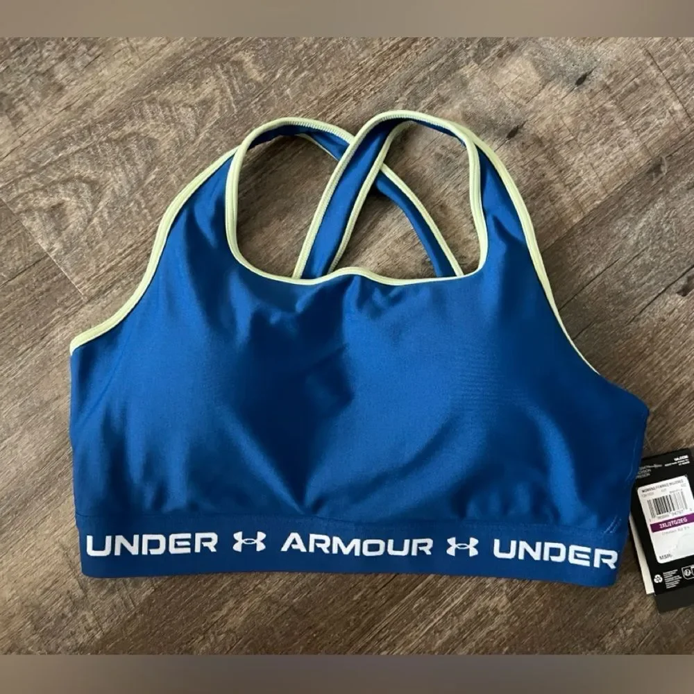 Under Armour Mid Crossback Sports Bra-Size 2XL